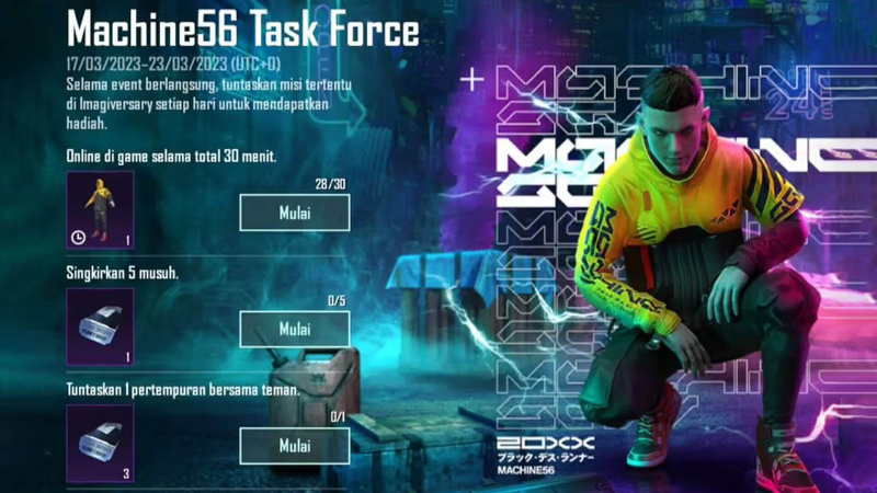 Image MACHINE56 RILIS COLLAB SKIN IN GAME BARU DI PUBG MOBILE