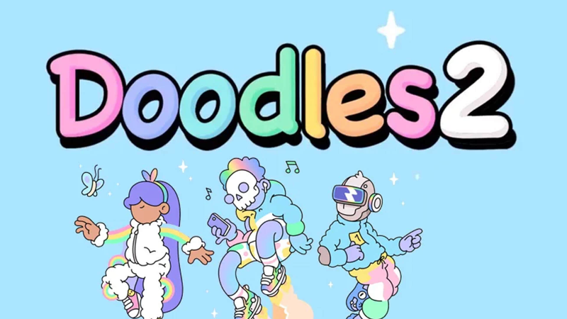 Image NFT DOODLES 2 BAGI-BAGI SNEAKERS ADIDAS?